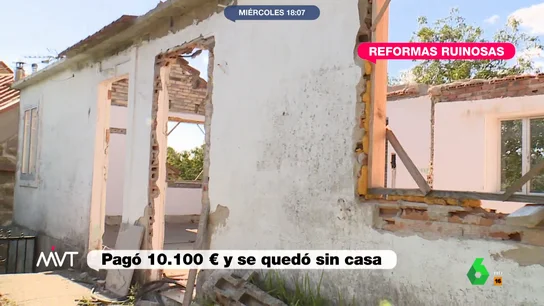 Pagan por adelantado la reforma, les tiran su casa y no vuelven a aparecer: una mujer denuncia la estafa de una constructora Pagan por adelantado la reforma, les tiran su casa y no vuelven a aparecer: una mujer denuncia la estafa de una constructora