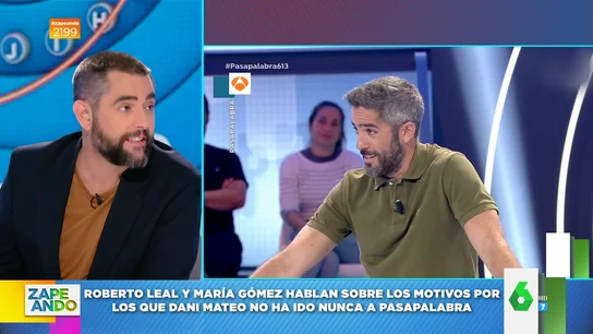 Dani Mateo contesta a Roberto Leal sobre su ausencia en Pasapalabra: "No me invitan, hay algo personal contra mí" Dani Mateo contesta a Roberto Leal sobre su ausencia en Pasapalabra: "No me invitan, hay algo personal contra mí"