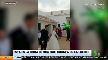 Pasión verdiblanca: los detalles más curiosos de esta singular boda entre dos hinchas del Betis