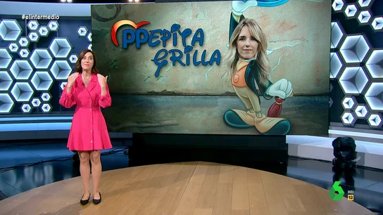 Cristina Gallego presenta a Cayetana PPepita Grilla en El Intermedio Cristina Gallego presenta a Cayetana PPepita Grilla en El Intermedio