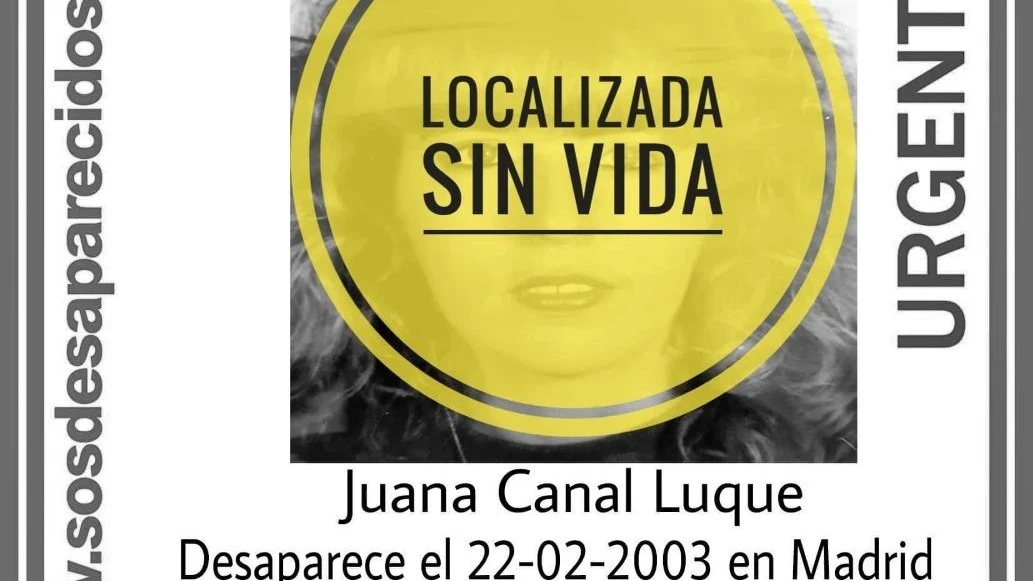 La Policía científica inspecciona la vivienda de Juana Canal, desaparecida en Madrid en 2003