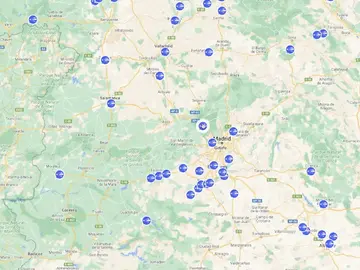 Mapa de Veloláser Mapa de Veloláser