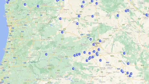 Mapa de Veloláser Mapa de Veloláser