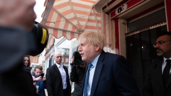 La transformación de Kenneth Branagh en Boris Johnson es absoluta.