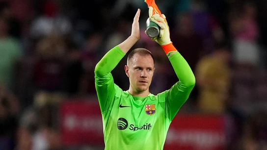 Ter Stegen, en un partido del Barça Ter Stegen, en un partido del Barça
