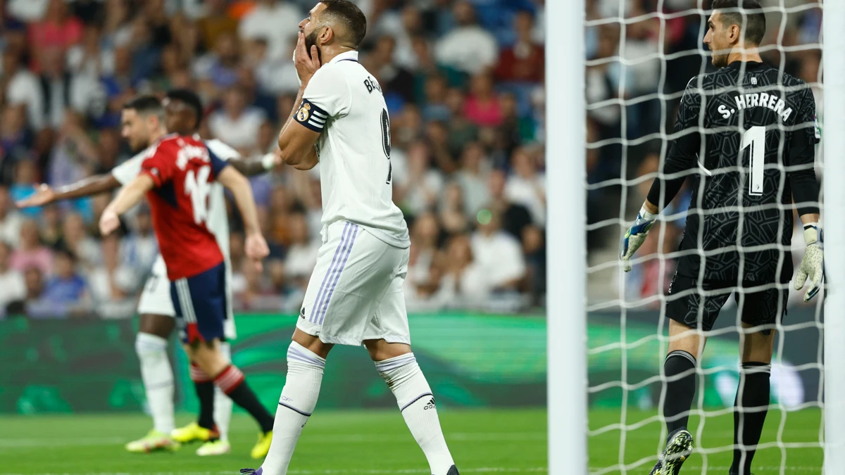 Karim Benzema, ante Osasuna