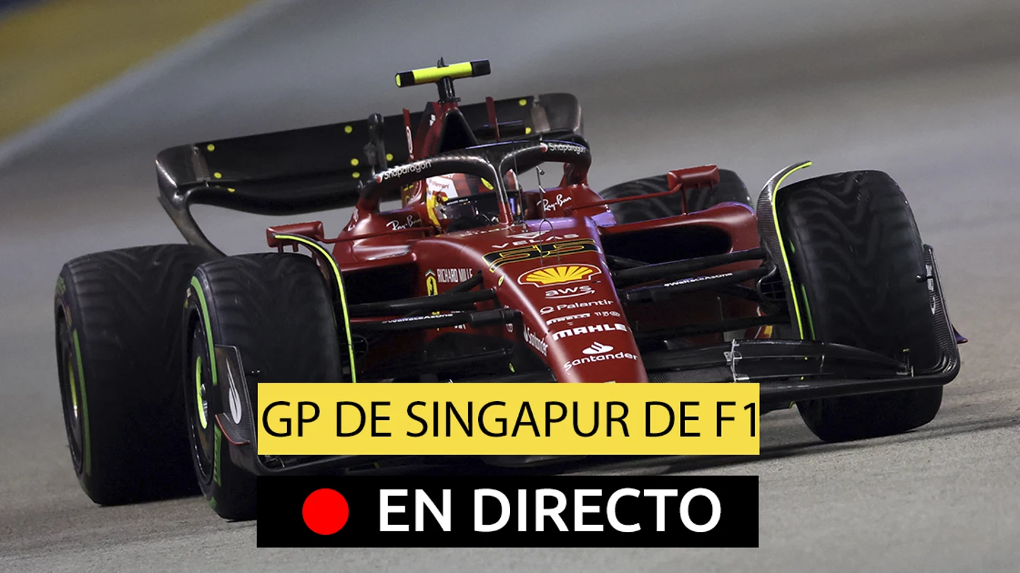 Carlos Sainz, en el GP de Singapur Carlos Sainz, en el GP de Singapur
