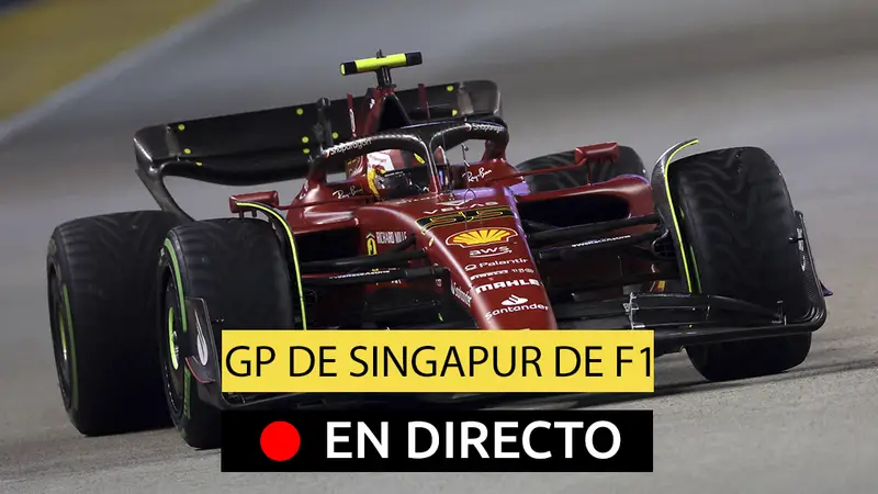 Carlos Sainz, en el GP de Singapur