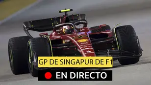 Carlos Sainz, en el GP de Singapur