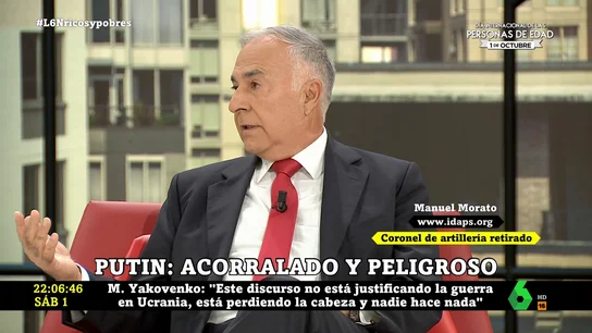 Manuel Morato, coronel de artillería retirado. Expertos rusia