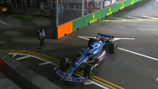 Fernando Alonso, en la escapatoria de Marina Bay Fernando Alonso, en la escapatoria de Marina Bay