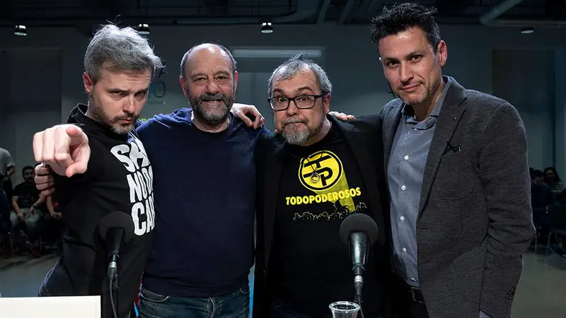 Juan Gómez Jurado, Javier Cansado, Arturo González Campos y Rodrigo Cortés