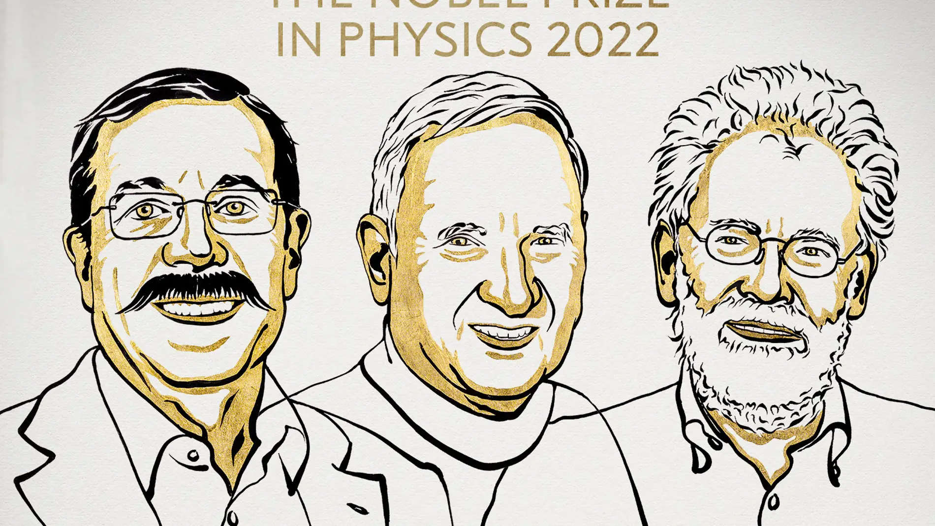 Alain Aspect, John Clauser y Anton Zeilinger Alain Aspect, John Clauser y Anton Zeilinger