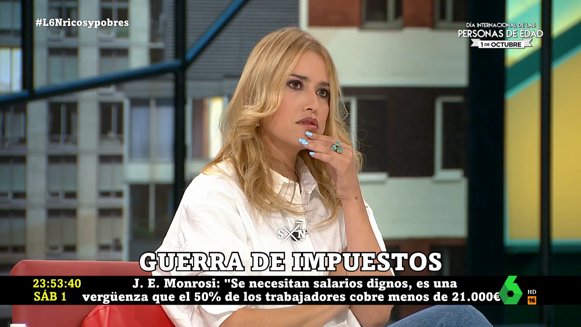 Afra Blanco: "La culpa del bloqueo del aumento de los salarios la tienen las patronales"