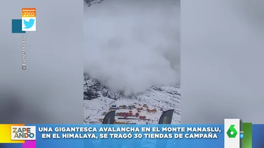 Una avalancha sepulta un campamento en el Himalaya Una avalancha sepulta un campamento en el Himalaya