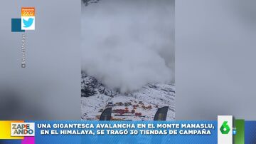 Una avalancha sepulta un campamento en el Himalaya