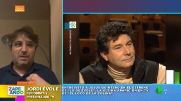 evoleJordi Évole recuerda "la cruda" entrevista de Jesús Quintero a Rafi Escobedo en la cárcel: "Le anuncia que se va a suicidar"