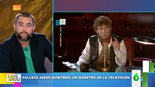 Dani Mateo recuerda el día que se enfrentó a los clásicos silencios de Jesús Quintero: "Te fuerza a contar lo que no quieres" Dani Mateo recuerda el día que se enfrentó a los clásicos silencios de Jesús Quintero: "Te fuerza a contar lo que no quieres"