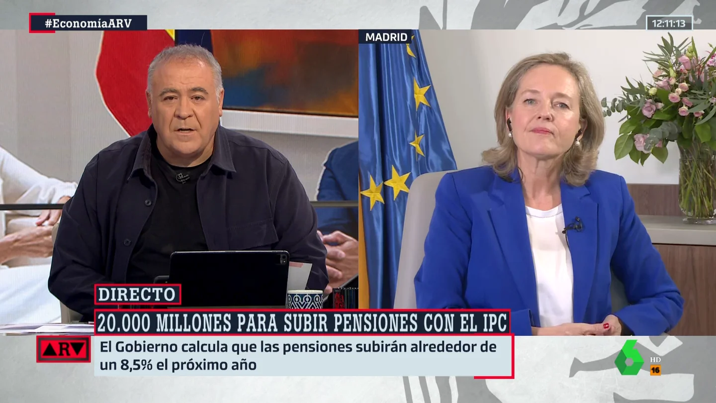 Calviño se emociona tras su réplica a Espinosa de los Monteros: "Doy gracias al estado del bienestar" Calviño se emociona tras su réplica a Espinosa de los Monteros: "Doy gracias al estado del bienestar"