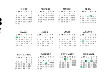 Calendario laboral 2023: estos son todos los festivos, días libres y puentes a nivel nacional