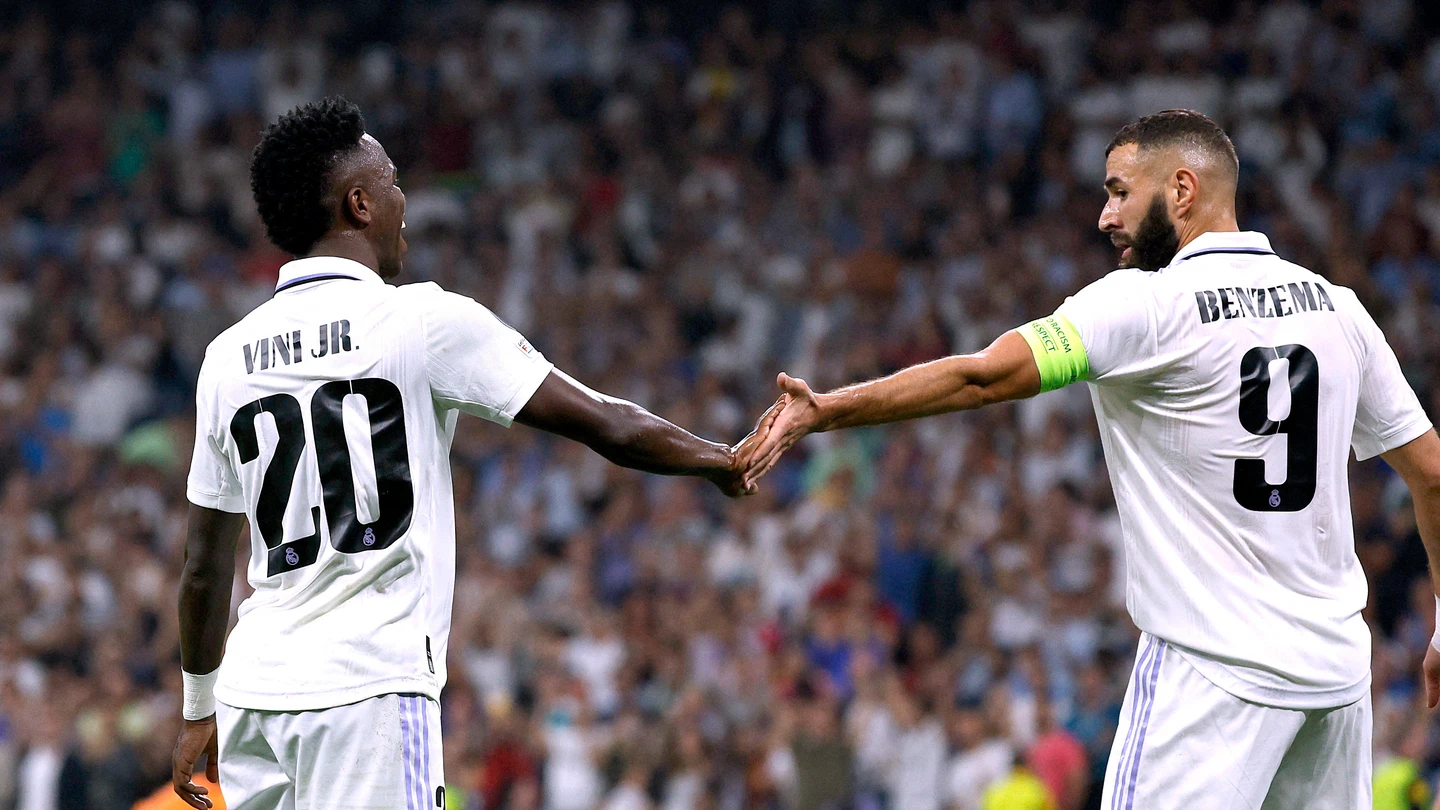 Vinicius y Benzema Vinicius y Benzema