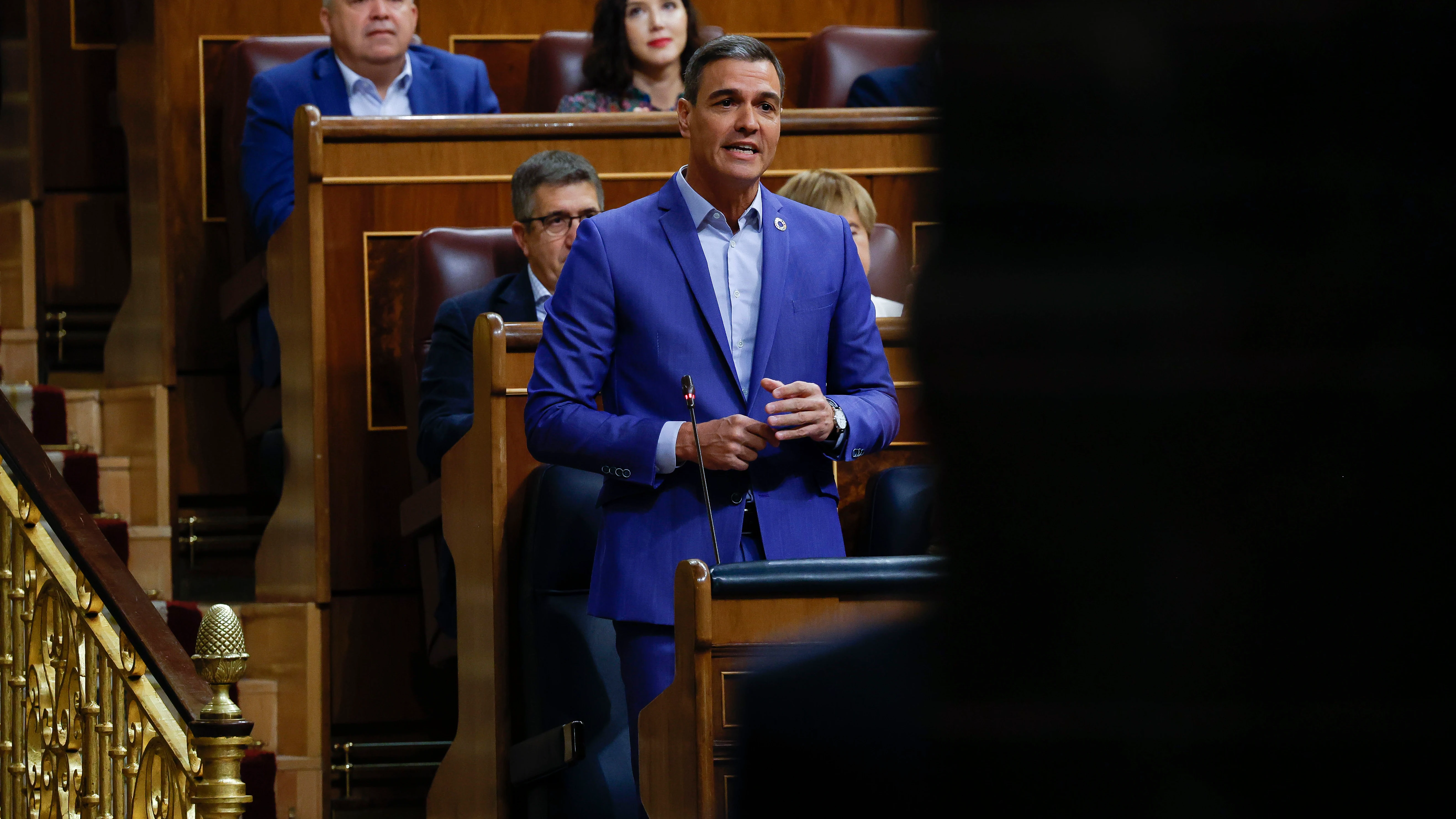 El presidente del Gobierno, Pedro Sánchez, en el Congreso de los Diputados