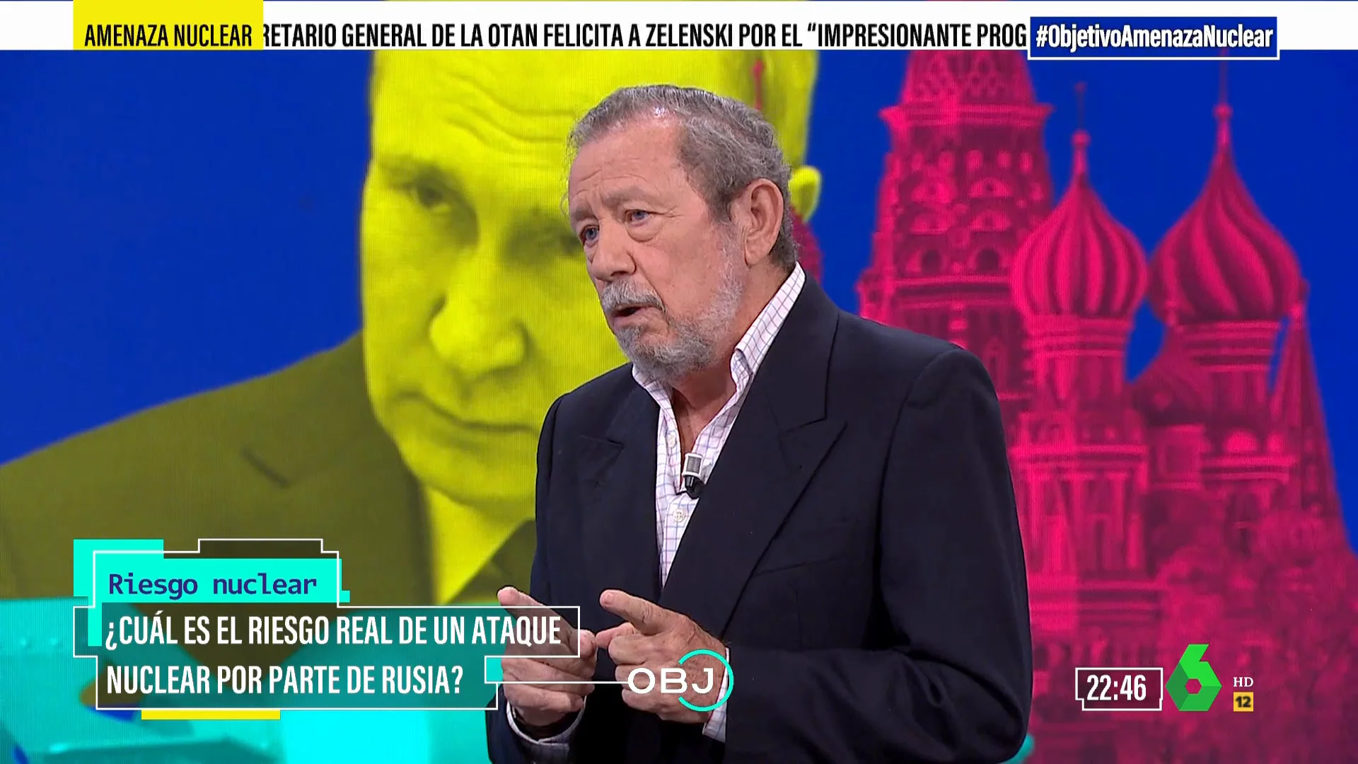 El general Dávila, sobre un posible ataque nuclear de Putin: "Hay rumores de que en Rusia ya se están repartiendo pastillas de yodo"