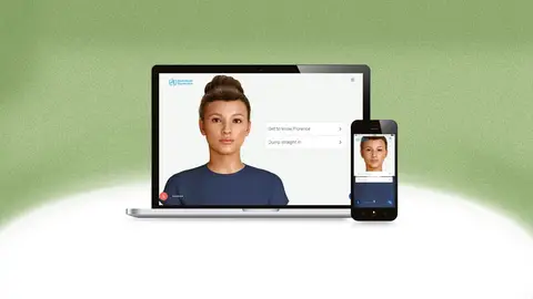 La OMS presenta a Florence, una inteligencia artificial que aconseja sobre salud mental o dejar de fumar Florence es la inteligencia artificial de la OMS