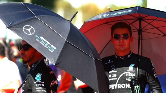 Lewis Hamilton y George Russell Lewis Hamilton y George Russell