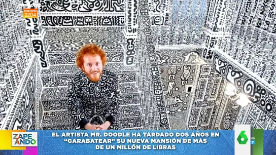 Mr. Doodle garabatea su mansión y tarda dos años en hacerlo Mr. Doodle garabatea su mansión y tarda dos años en hacerlo