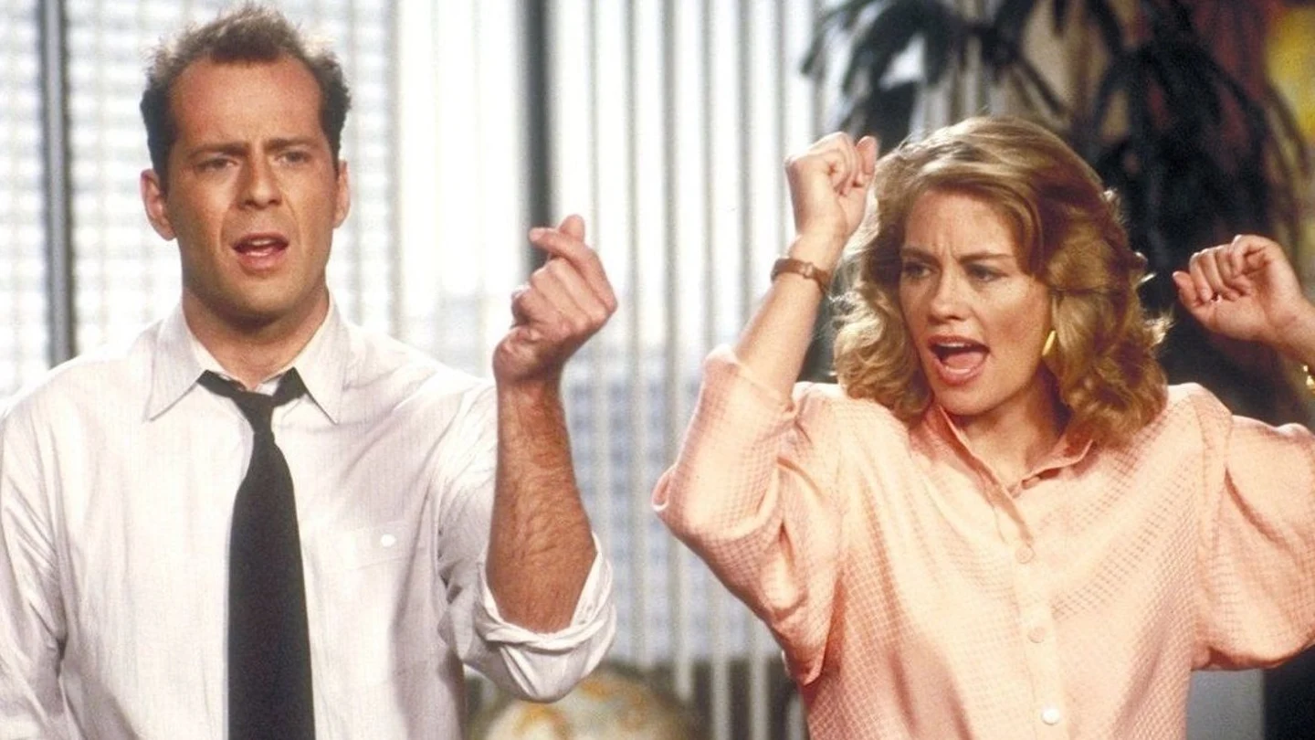 Bruce Willis y Cybill Shepherd, en 'Luz de luna'. Bruce Willis y Cybill Shepherd, en 'Luz de luna'.