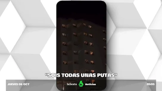 Fotograma del vídeo de los cánticos machistas de estudiantes del colegio mayor Elías Ahuja Fotograma del vídeo de los cánticos machistas de estudiantes del colegio mayor Elías Ahuja