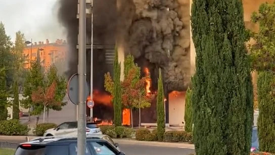 Una explosión en un local de Alcorcón deja tres heridos graves, dos de ellos menores Una explosión en un local de Alcorcón deja tres heridos graves, dos de ellos menores