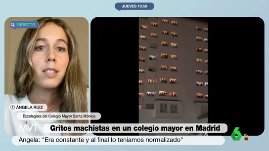 Una excolegiala de Santa Mónica asegura que los comentarios machistas eran "constantes, cada día": "Era tan tonta de normalizarlo" Una excolegiala de Santa Mónica asegura que los comentarios machistas eran "constantes, cada día": "Era tan tonta de normalizarlo"