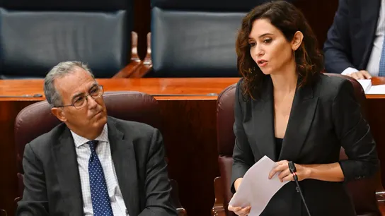 Isabel Díaz Ayuso y su número dos, Enrique Ossorio Isabel Díaz Ayuso y su número dos, Enrique Ossorio