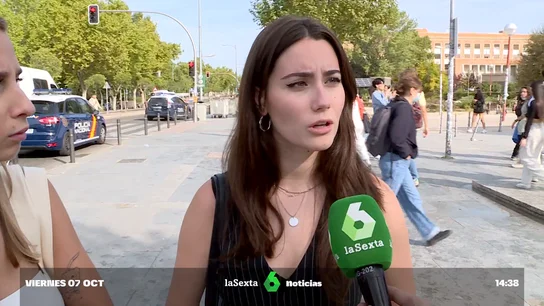 Estudiantes condenan los cánticos misóginos del Colegio Mayor Elías Ahuja: "Están atrasados a nuestros tiempos; no hay justificación" Estudiantes condenan los cánticos misóginos del Colegio Mayor Elías Ahuja: "Están atrasados a nuestros tiempos; no hay justificación"