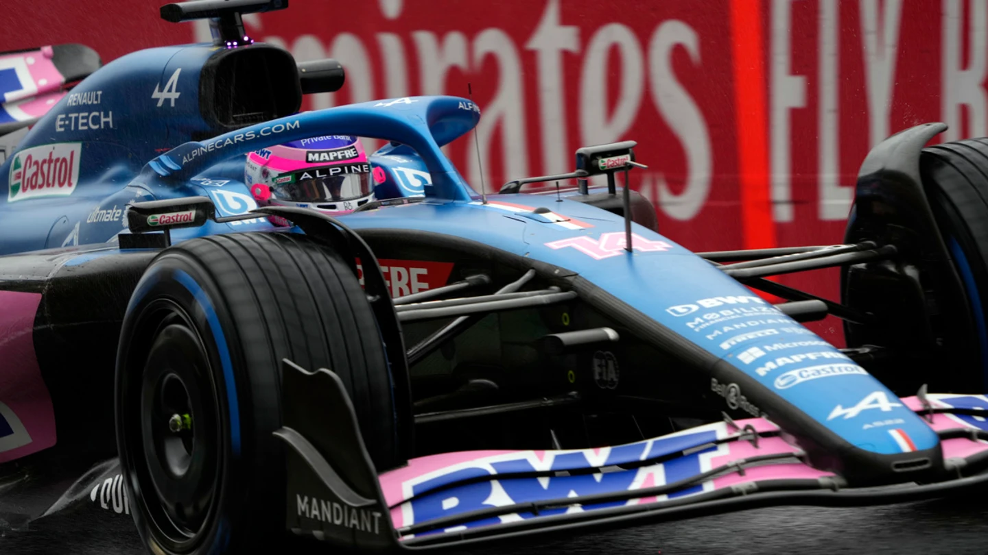 Fernando Alonso, con el Alpine en Suzuka Fernando Alonso, con el Alpine en Suzuka