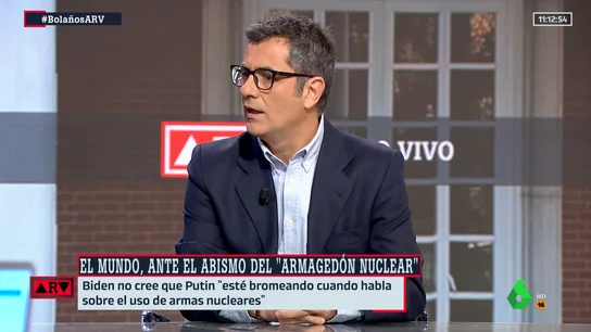 Bolaños defiende el gasto militar: "¿Putin se hubiera quedado en Ucrania si no existiera la OTAN?" Bolaños defiende el gasto militar: "¿Putin se hubiera quedado en Ucrania si no existiera la OTAN?"