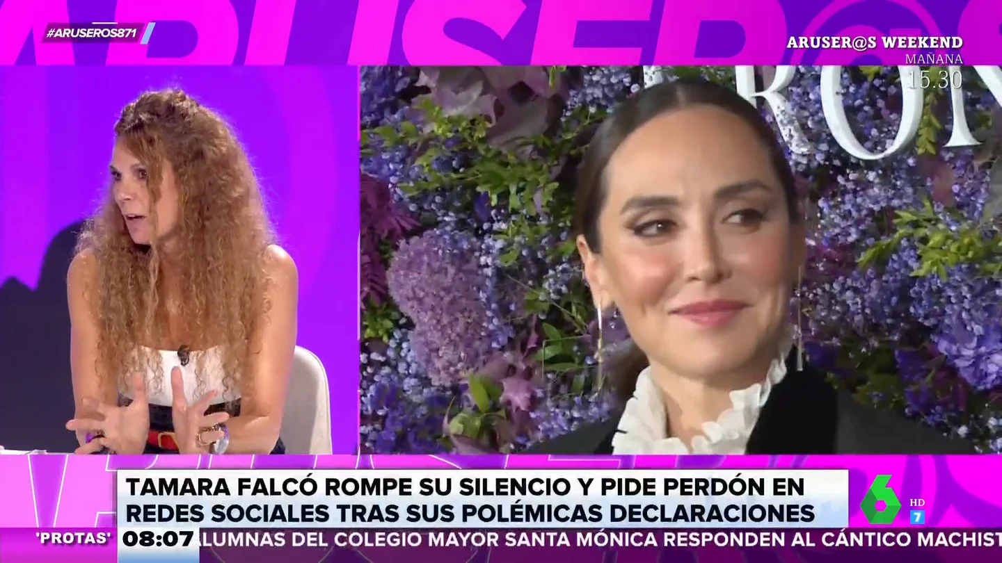 Tamara Falcó se disculpa por sus polémicas declaraciones: "No soy homófoba" Tamara Falcó se disculpa por sus polémicas declaraciones: "No soy homófoba"