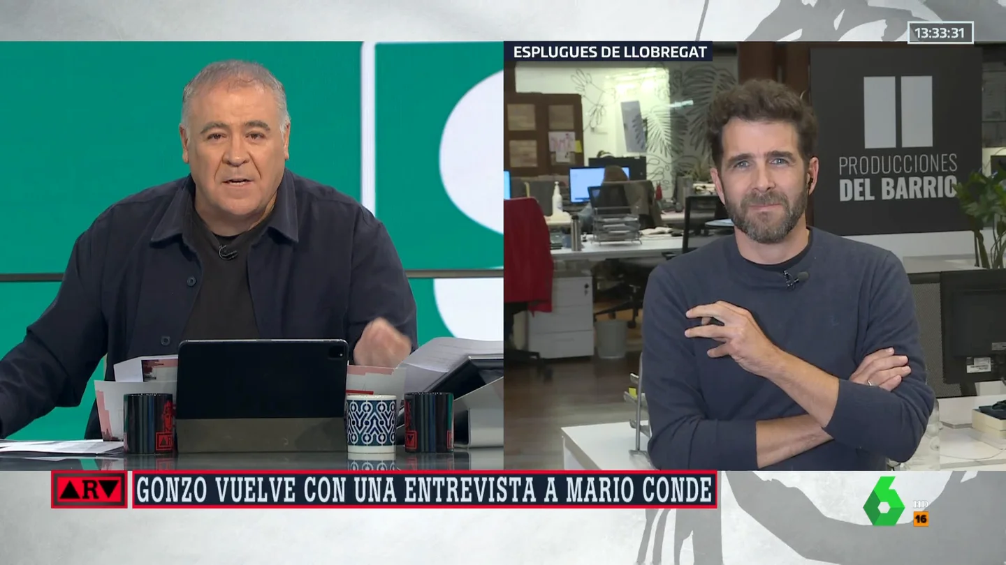 Así vivió Gonzo su entrevista con Mario Conde: "No se corta un pelo con las acciones del rey o los 300 millones que dejó a Adolfo Suárez" Así vivió Gonzo su entrevista con Mario Conde: "No se corta un pelo con las acciones del rey o los 300 millones que dejó a Adolfo Suárez"