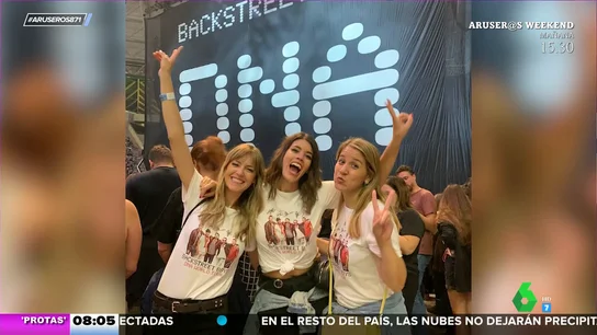 María Moya y Alba Gutiérrez triunfan en el concierto de los Backstreet Boys: "Nick nos miró" María Moya y Alba Gutiérrez triunfan en el concierto de los Backstreet Boys: "Nick nos miró"