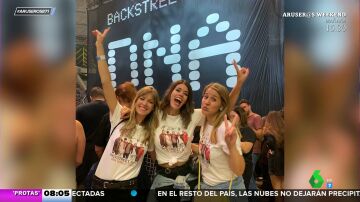 María Moya y Alba Gutiérrez triunfan en el concierto de los Backstreet Boys: "Nick nos miró"
