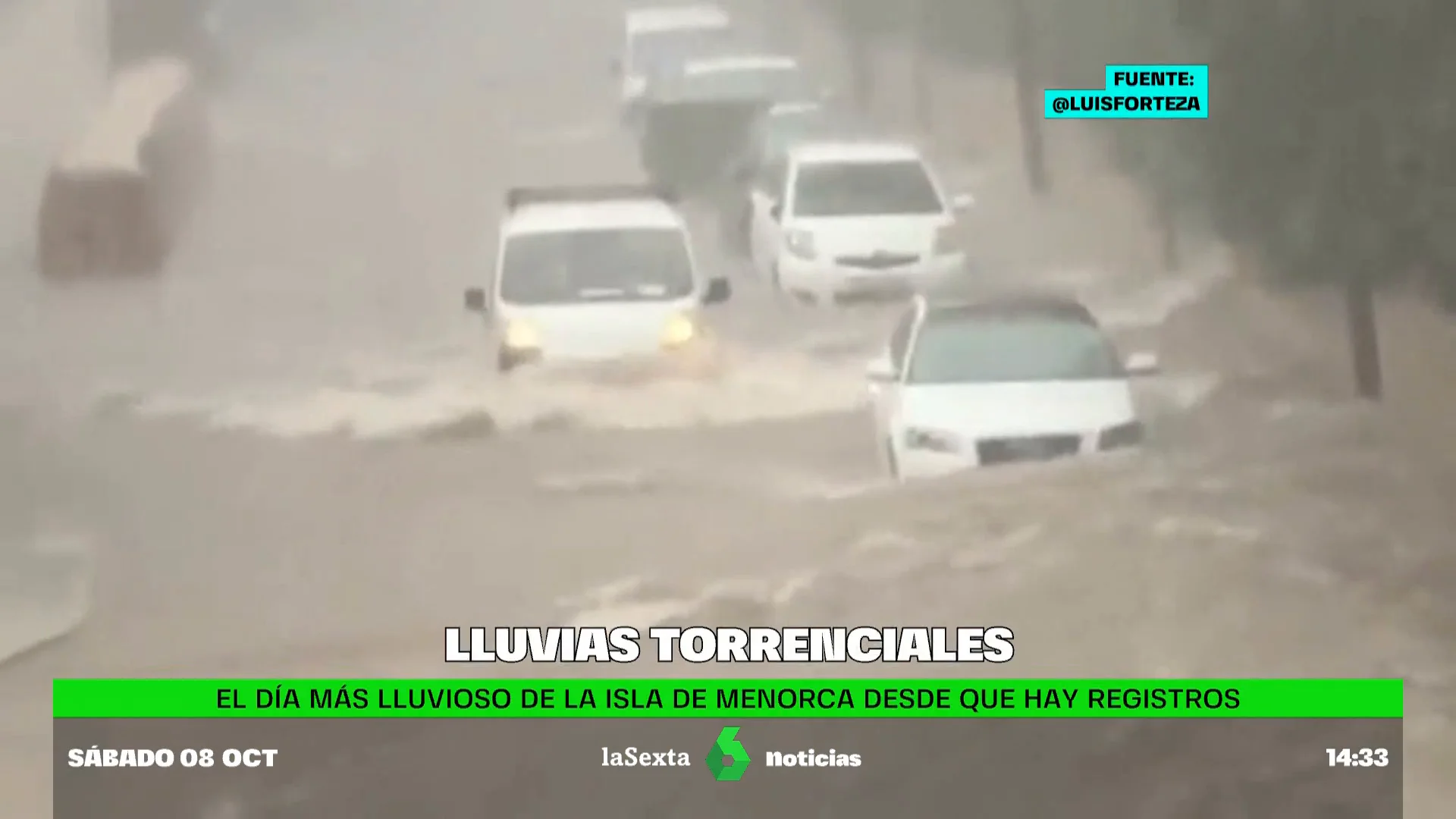 Menorca registra su récord histórico de lluvia con 160 litros registrados en una sola jornada Menorca registra su récord histórico de lluvia con 160 litros registrados en una sola jornada