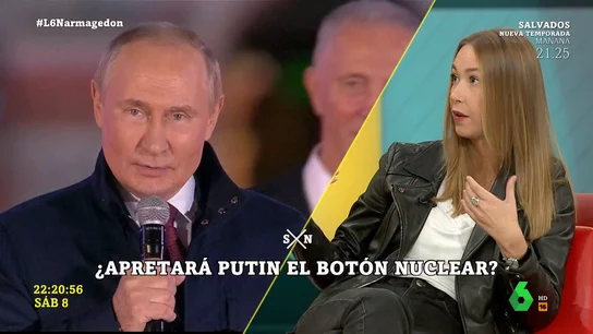 La indignación de Margarita Yakovenko con el "chantaje nuclear" de Putin: "Hemos entrado en el juego de un dictador" La indignación de Margarita Yakovenko con el "chantaje nuclear" de Putin: "Hemos entrado en el juego de un dictador"