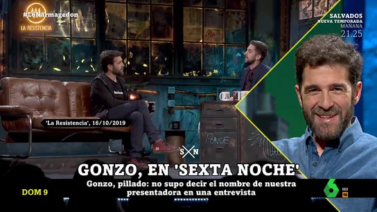 Gonzo, en una entrevista en 'La Resistencia' Verónica Gonzo