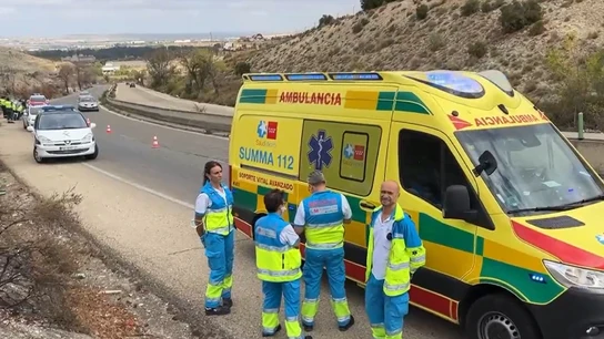 El Summa, en el lugar del atropello a un ciclista El Summa, en el lugar del atropello a un ciclista