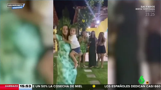 Baila y se le olvida el bebé Baila y se le olvida el bebé