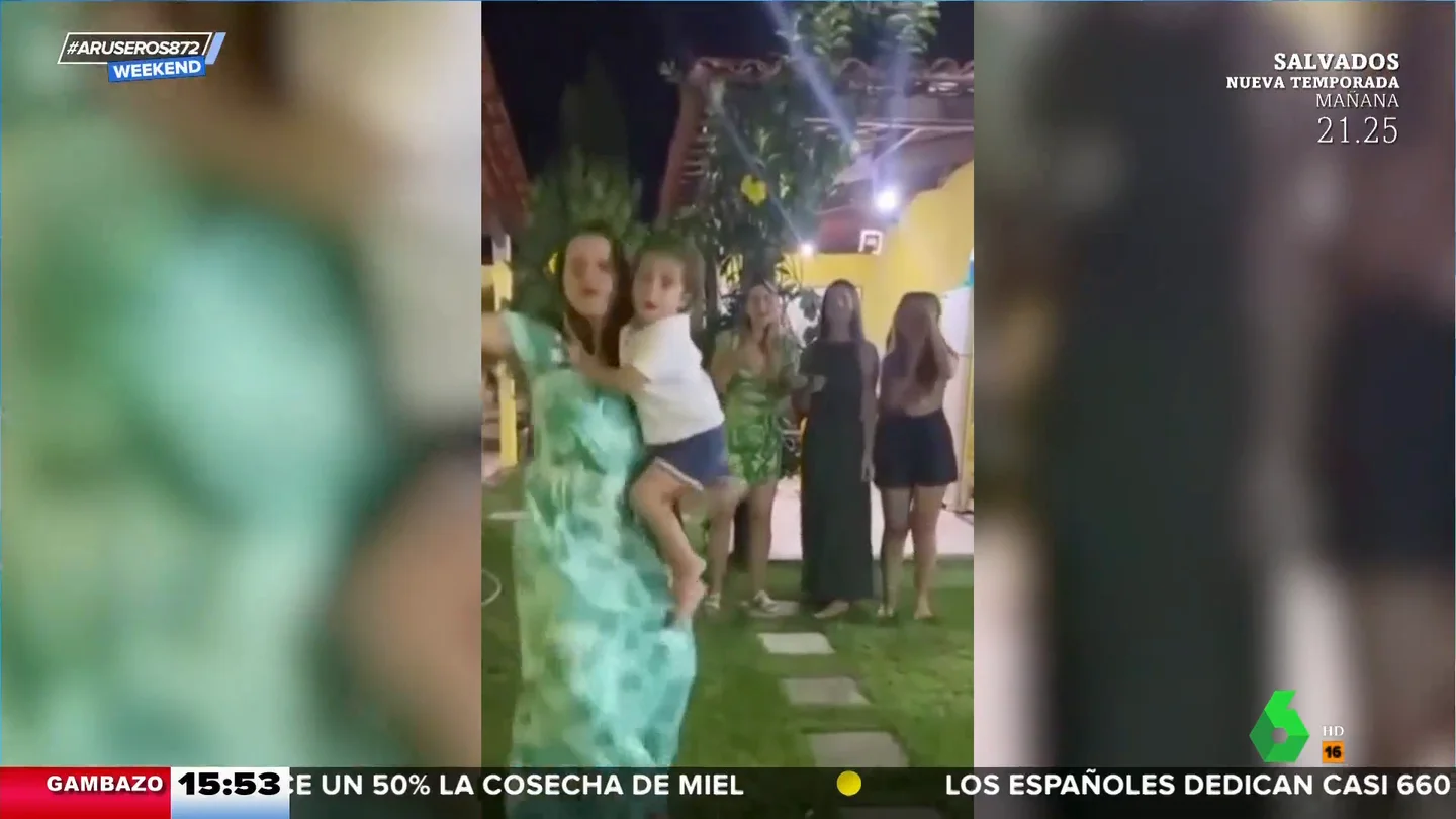 Baila y se le olvida el bebé Baila y se le olvida el bebé