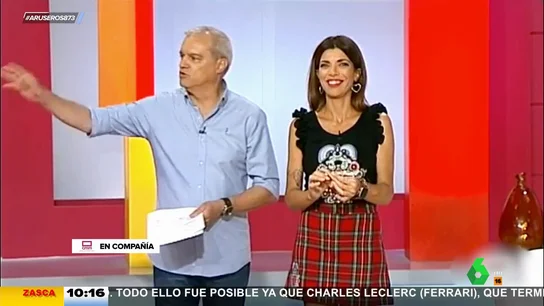 El 'enfado' de Ramón García con una señora del público que le interrumpe en directo El 'enfado' de Ramón García con una señora del público que le interrumpe en directo