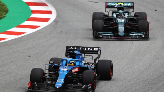 Fernando Alonso y Sebastian Vettel Fernando Alonso y Sebastian Vettel